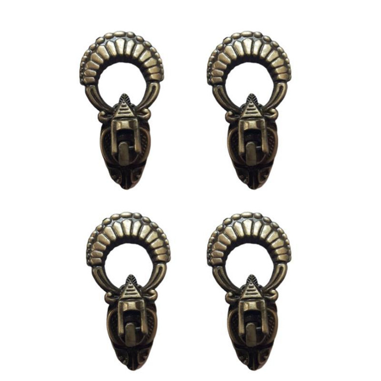 دستگیره گوشواره ای کابینت کمد کشو مدل Egypt بسته 6 عددی تک پیچ