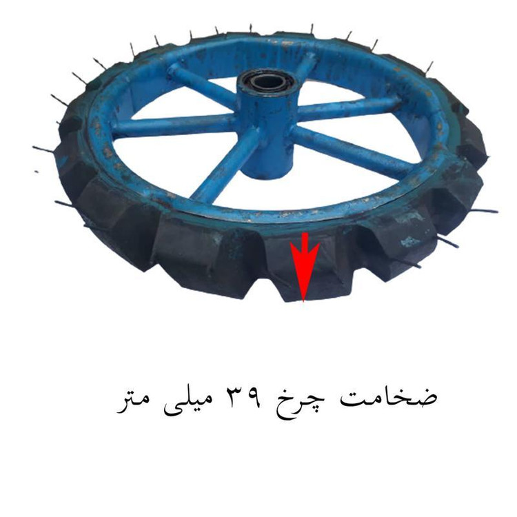 چرخ درشکه گاری با بلبرینگ سایز 25 کیفیت عالی بسته تک عددی