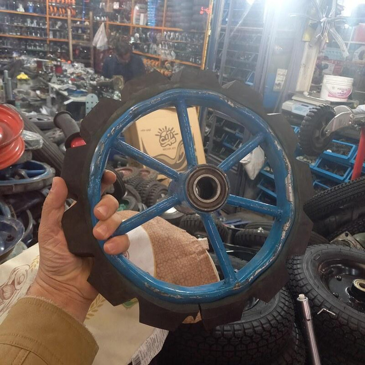 چرخ درشکه گاری با بلبرینگ سایز 25 کیفیت عالی بسته تک عددی