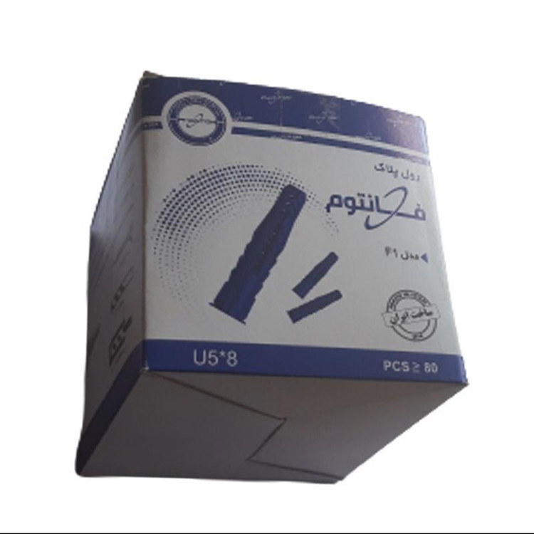 رول پلاک فانتوم سایز 5 سانتیمتر بسته 80 عددی(رنگ طوسی)