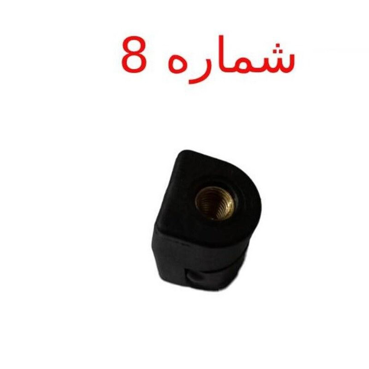 پایه جک گازی با شماره 8 مدل خم دار برای اتصالات جک گازی بسته تک عددی اصل ترکیه