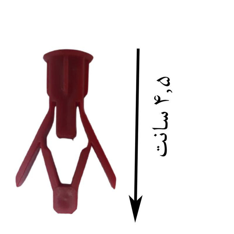 رول پلاک پروانه ای سایز 4.5 سانتی متر بسته 30 عددی