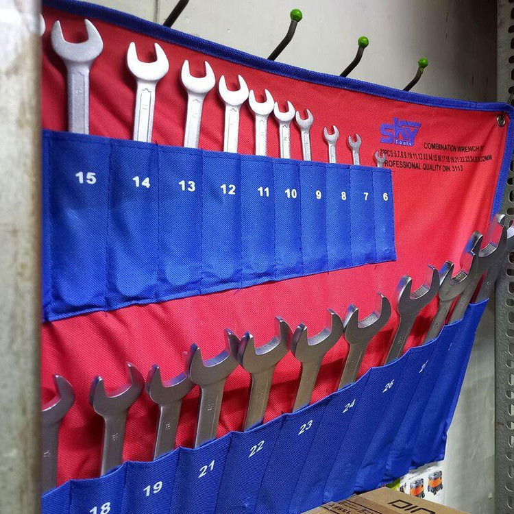 آچار یک سرتخت یک سر رینگ مارک اسکای مجموعه 22 عددی کیفیت عالی