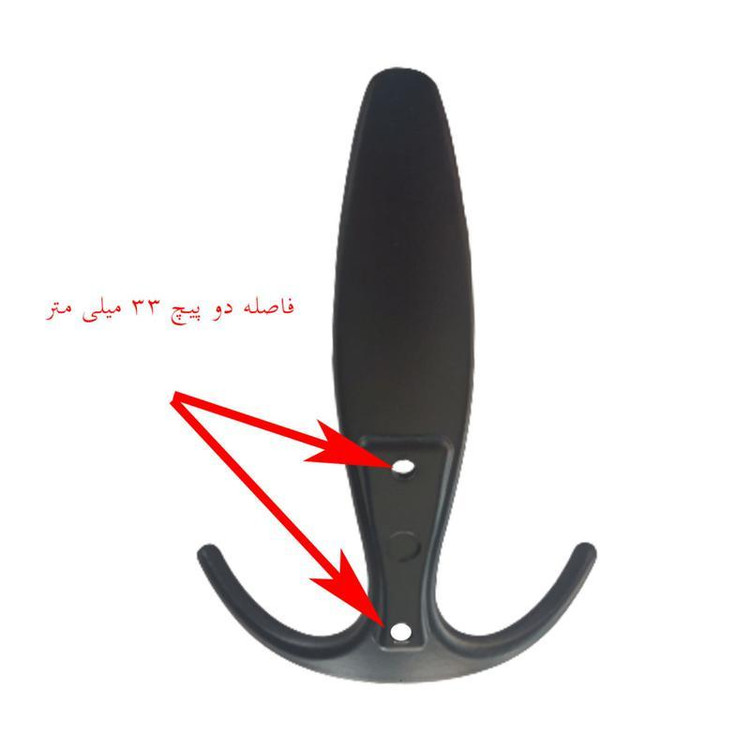 آویز لباس و حوله رختکن بسته 2 عددی