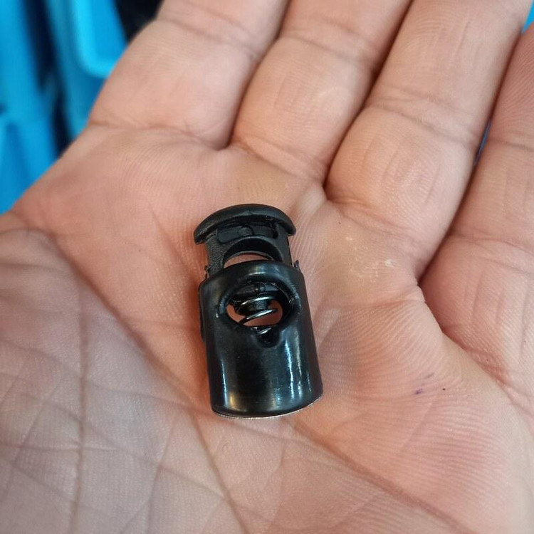 منگوله لباس یا منگوله فنری مناسب برای کیف کاپشن و لباس بسته 5 عددی با رنگ مشکی