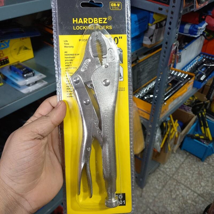 انبر قفل طرح آمریکایی برند هاردبز hardbez سایز 10 اینچ
