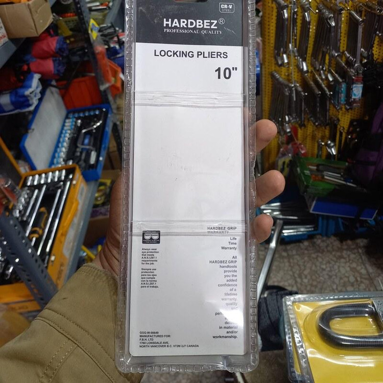 انبر قفل طرح آمریکایی برند هاردبز hardbez سایز 10 اینچ