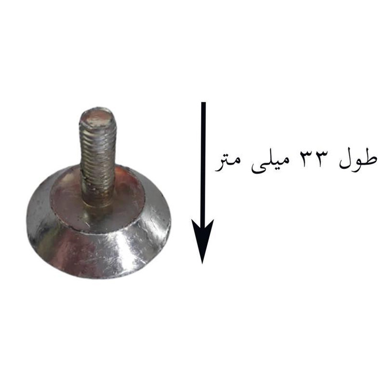 پیچ میز کمد کابینت برای تنظیم پایه میز بسته 4 عددی رزوه پیچ هشت