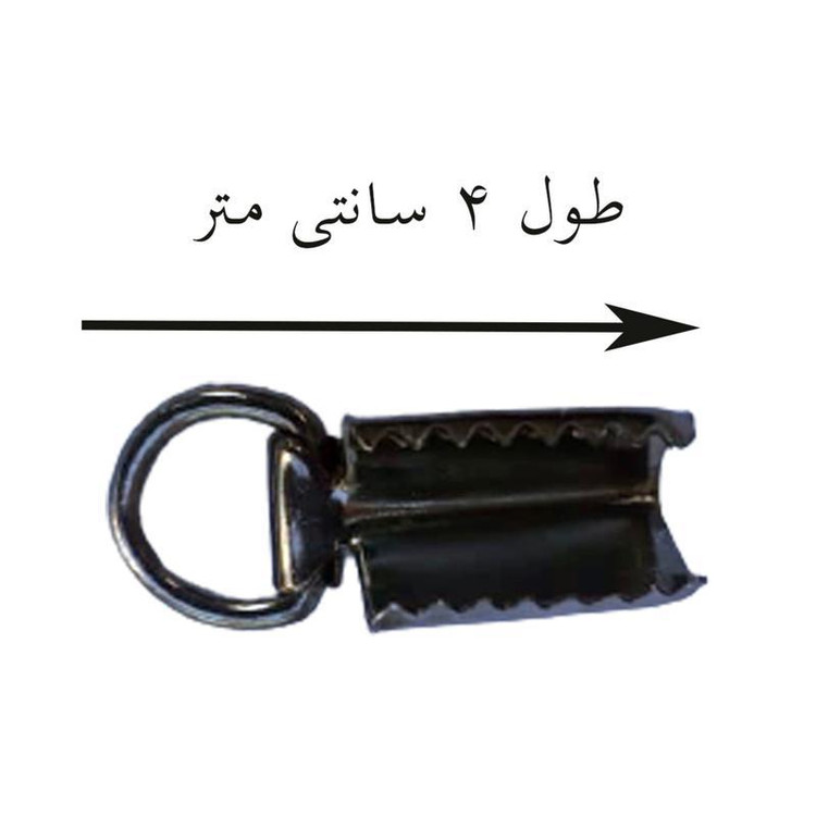 بست لباس کیف مدل کتابی سایز 4 سانتیمتر بسته 5 عددی