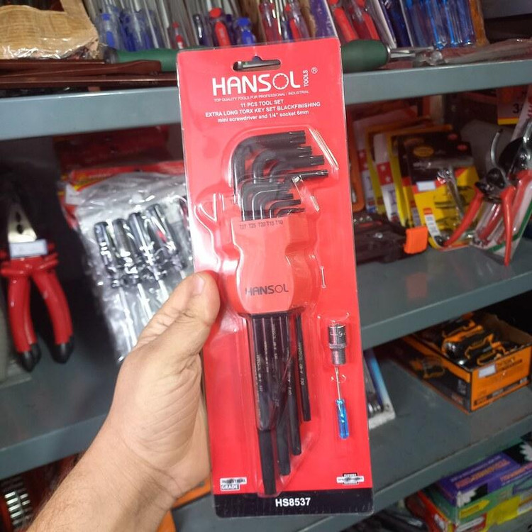 پک 9 عدد آچار ستاره ای مارک هانسول hansol