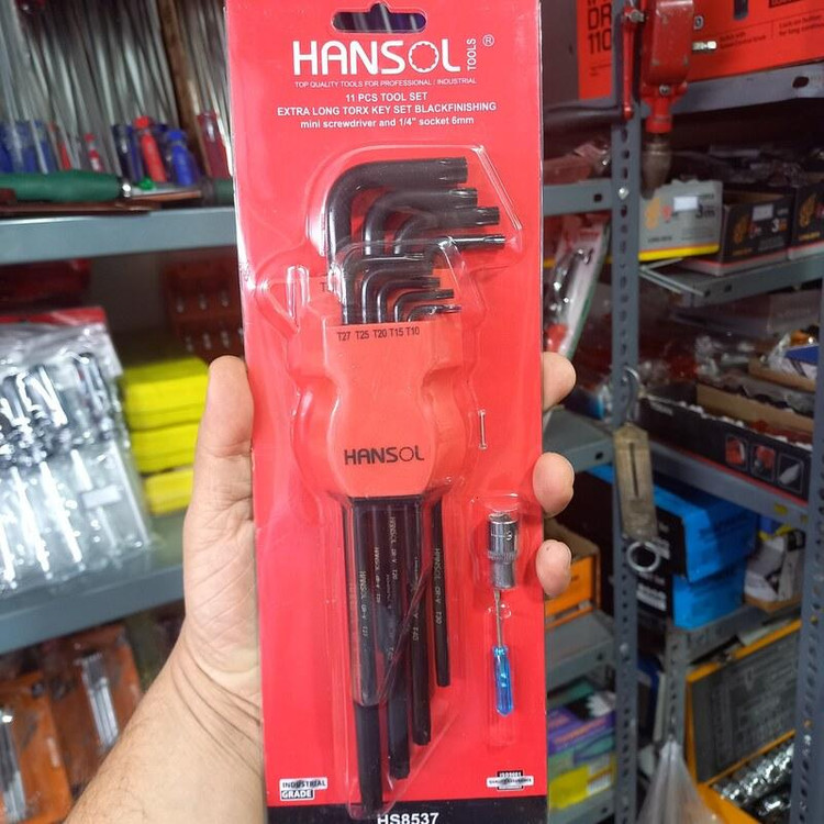 پک 9 عدد آچار ستاره ای مارک هانسول hansol