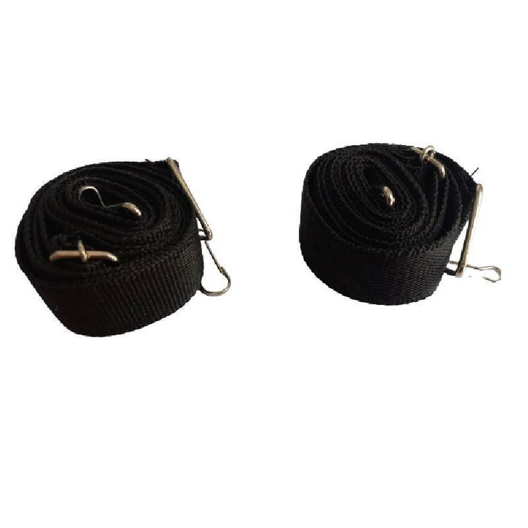 کمربند کیف دوشی رنگ مشکی بسته 4 عددی سایز 120 سانتی متر