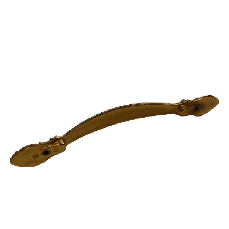 دستگیره طلایی کابینت کمد فلزی فاصله دوپیچ 128 میلیمتر بسته 8 عددی