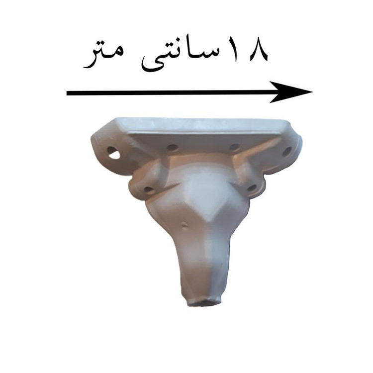 پایه مبل رگ دار 12 سانتی متر بسته 4 عددی