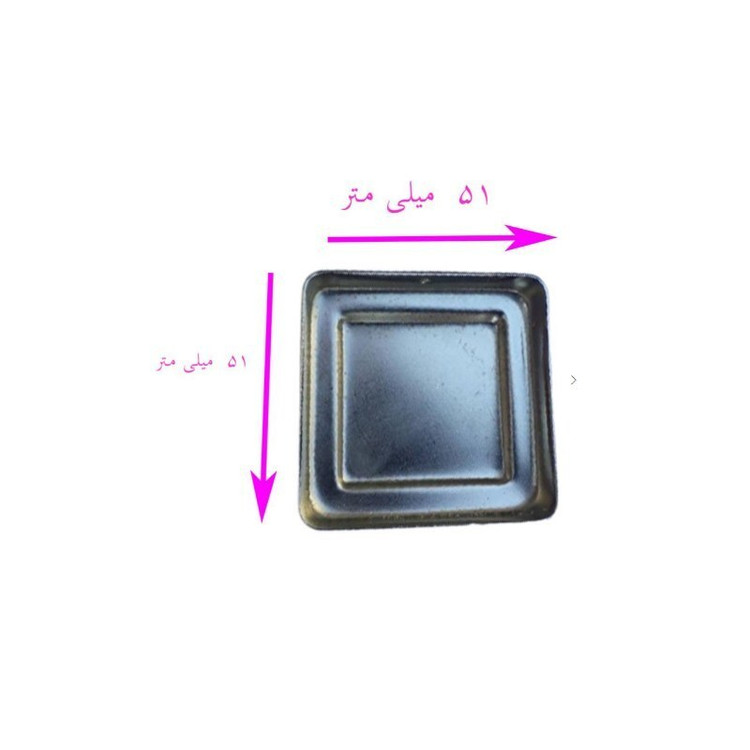 درپوش فلزی 48 میلی متر آبکاری شده بسته یک عددی مناسب میز و تخت خواب