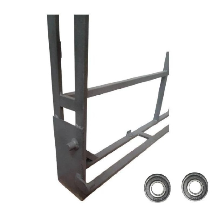 ست یراق تخت خواب کمجا تاشو (بلبرینگ دار) 180 * 80 افقی (پس کرایه) باربری