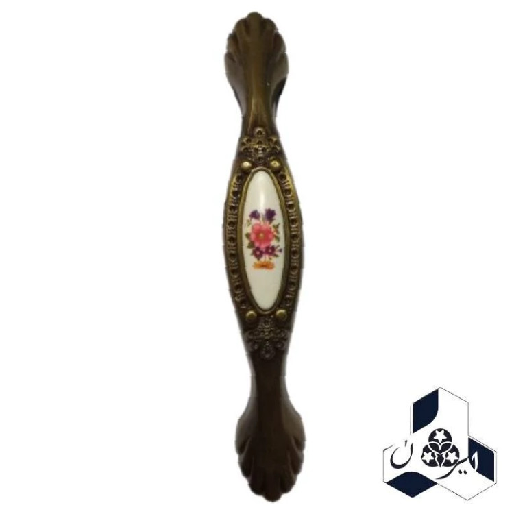 دستگیره کابینت رنگ زیتونی بسته تک عددی (فاصله دو پیچ 160 میلی متر)