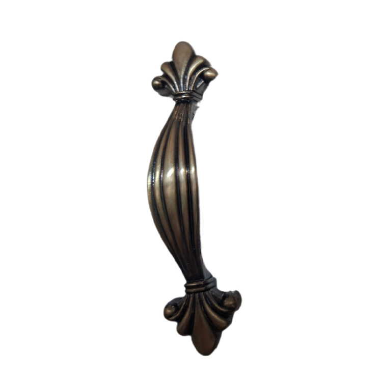 دستگیره کابینت و کمد رنگ زیتونی فاصله دو پیچ 64 میلی متر بسته تک عددی