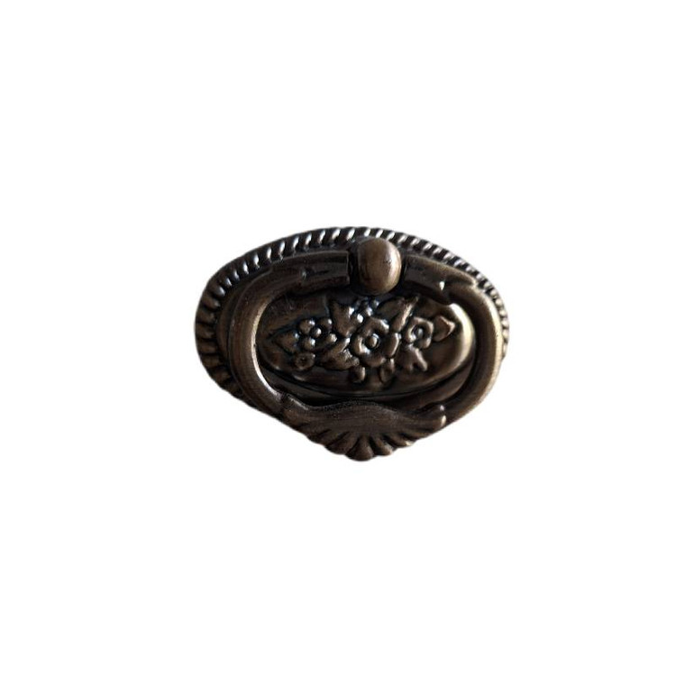 دستگیره فلزی تک پیچ گل دار بسته تک عددی مناسب کابینت و کمد