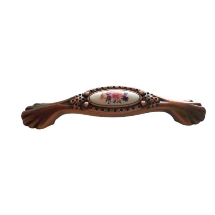 دستگیره کمد و کشو طرح مسی فاصله دو پیچ 160 بسته تک عددی