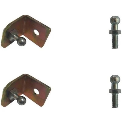 یراق جک کاپوت درب موتور شاهین حاوی دو عدد یراق و دو عدد پیچ رزوه هشت